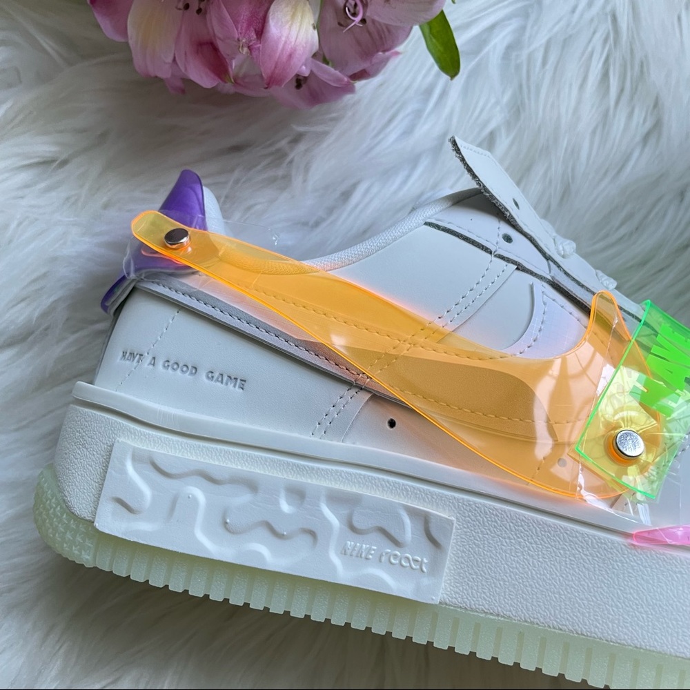 Nike Air Force 1 Fontanka Game Day Sail Green Strike Women’s 9 New - Picture 9 of 16